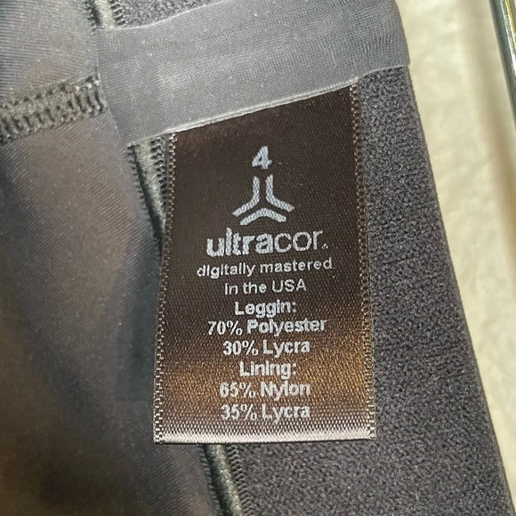 Ultracor Camo Tech Leggings Green/Grey/Black Size 4 - Picture 6 of 6